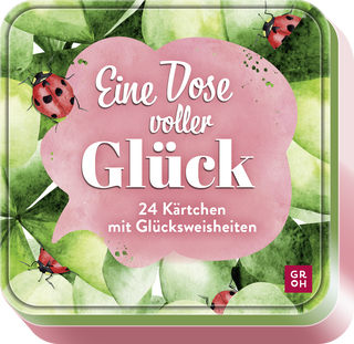Produktbild von Eine Dose voller Glück: 24 Kärtchen mit Glücksweisheiten