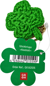 Zusatzmaterial 4036442015599 U4 von Glücksbringer, Kleeblatt (gehäkelt)