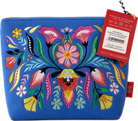 Zusatzmaterial 4036442015155 U4 von Fiesta del Sol Accessoirestasche bestickt, 18 x 24 cm, königsblau
