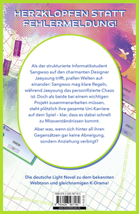 Zusatzmaterial 9783426567180 U4 von Semantic Error 01: Systemfehler im Code der Liebe von J. Soori