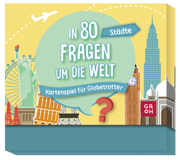 Produktbild von In 80 Fragen um die Welt - Städte: Kartenspiel für Globetrotter