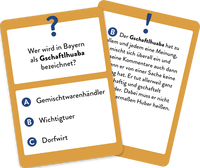 Zusatzmaterial PA 4036442012765 innen 012 von Schleich di! Das Schimpfwort-Quiz: 50 sakrisch guade Flüche aus ganz Bayern von Marianne Huber