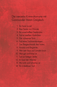 Zusatzmaterial U2 978 3 426 30700 7 von Was gut und böse ist: Roman von P. D. James