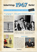 Produktbild von 1967 - Geburtstagskurier: Druckfrisches aus Kindheit und Jugend von Ute Wielandt