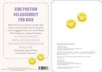 Zusatzmaterial 9783848504534 U4 von Impulskarten: Less stress – 50 Impulse für mehr Entspannung und Gelassenheit von Kristin Funk