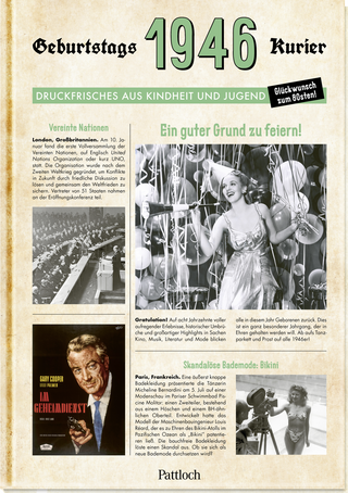 Produktbild von 1946 – Geburtstagskurier: Druckfrisches aus Kindheit und Jugend