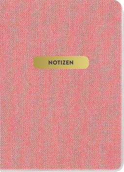 Produktbild von Notizheft Blumenglück Rosa