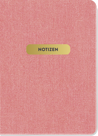 Produktbild von Notizheft Blumenglück Rosa