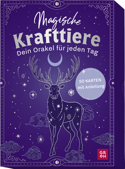 Produktbild von Magische Krafttiere – Dein Orakel für jeden Tag: 50 Karten mit Anleitung