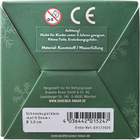 Zusatzmaterial 4036442015247 U4 von Weihnachtswunderland, Schneekugel klein zum Selbstgestalten: Let it Snow / Cute Christmas Friends