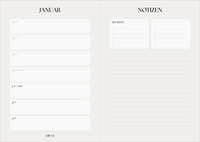 Zusatzmaterial PA 4036442015414 innen 012 von Taschenkalender A5 2027: A Year full of Joy, bestickt, hellblau