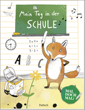 Produktbild von Mal doch mal! – Mein Tag in der Schule: Ausmalbuch für Kinder