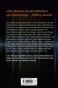 Zusatzmaterial 9783426522516 U4 von Die Stimme: Thriller. Was wäre, wenn deine smarten Geräte mehr wissen, als dir lieb ist? von S. K. Tremayne