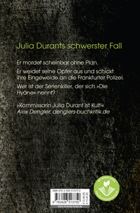 Zusatzmaterial 9783426513750 U4 von Die Hyäne: Julia Durants neuer Fall von Andreas Franz, Daniel Holbe