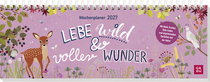 Produktbild von Tischkalender 2027 quer: Lebe wild und voller Wunder