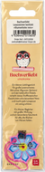 Zusatzmaterial 4036442015650 U4 von Buchverliebt Lesezeichen bestickt "Blumenliebe rosa"
