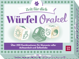 Produktbild von Würfelorakel – Zeit für dich: Über 200 Kombinationen für Momente voller Achtsamkeit und Selbstliebe