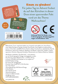 Zusatzmaterial 4260308345814 U4 von 24 x cooles Weihnachtswissen für Kinder von Klara Wiesel