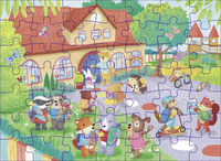 Zusatzmaterial PA 4260308345548 innen 001 von Mein buntes Mini-Puzzle – Hallo Schule! von Julia Seal