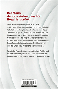 Zusatzmaterial 9783426307601 U4 von Die Frequenz des Todes: Auris. Nach einer Idee von Sebastian Fitzek von Vincent Kliesch