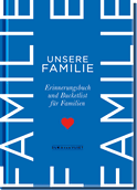 Produktbild von Unsere Familie: Erinnerungsbuch und Bucketlist für Familien von Elma van Vliet
