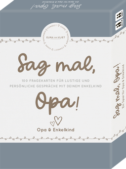 Produktbild von Elma van Vliet, Sag mal, Opa!: Ein Spiel für Opa & Enkelkind von Elma van Vliet
