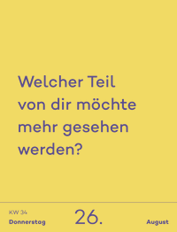 Zusatzmaterial PA 4036442016039 innen 015 von Tagesabreißkalender 2027: 6-Minuten: 365 Tage voller Glücksimpulse und Achtsamkeit von Dominik Spenst