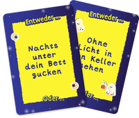 Zusatzmaterial PA 4260308346163 innen 011 von Entweder – Oder? Jetzt wird’s gruselig!: Ein Kartenspiel für Kinder