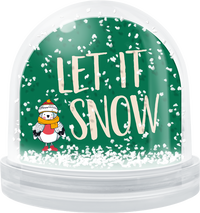 Zusatzmaterial PA 4036442015247 innen 011 von Weihnachtswunderland, Schneekugel klein zum Selbstgestalten: Let it Snow / Cute Christmas Friends