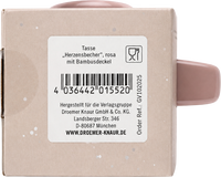 Zusatzmaterial 4036442015520 U4 von COZY Tasse mit Bambusdeckel (rosa)