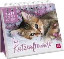 Produktbild von Mini-Wochenkalender 2027: Für Katzenfreunde