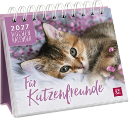 Produktbild von Mini-Wochenkalender 2027: Für Katzenfreunde