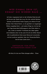 Zusatzmaterial 9783426227220 U4 von Der Club. Dabeisein ist tödlich: Kriminalroman von Ellery Lloyd