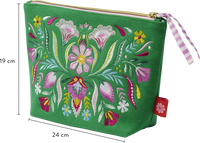 Zusatzmaterial PA 4036442015148 innen 012 von Fiesta del Sol Accessoirestasche bestickt, 18 x 24 cm, grün