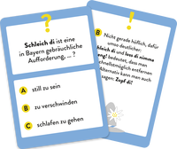 Zusatzmaterial PA 4036442012765 innen 011 von Schleich di! Das Schimpfwort-Quiz: 50 sakrisch guade Flüche aus ganz Bayern von Marianne Huber