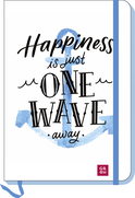 Produktbild von Notizbuch Happiness is just one wave away