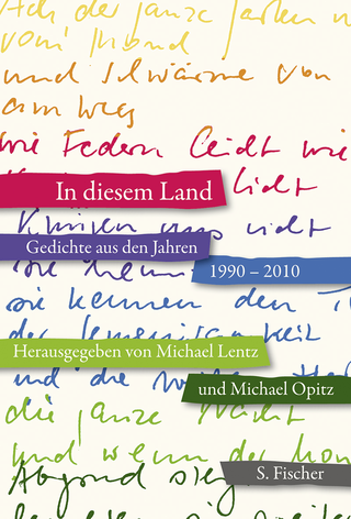 Buchcover von In diesem Land: Gedichte aus den Jahren 1990 - 2010