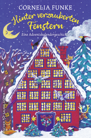 Buchcover von Hinter verzauberten Fenstern: Eine Adventskalendergeschichte. Mit Türchen zum Öffnen