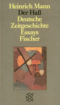 Buchcover von Der Haß von Heinrich Mann