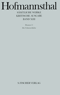Buchcover von Dramen 11 von Hugo von Hofmannsthal