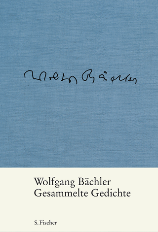 Buchcover von Gesammelte Gedichte: Herausgegeben von Katja Bächler und Jürgen Hosemann