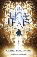 Buchcover von Liga Lexis – Nachtschwarze Worte von Mo Enders