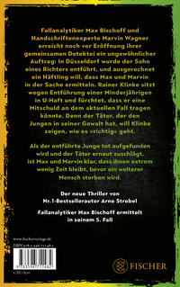 Zusatzmaterial 9783596711482 U4 von Mörderfinder – Das Muster des Bösen: Thriller von Arno Strobel