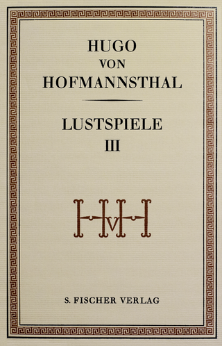 Buchcover von Lustspiele III: Gesammelte Werke in Einzelausgaben