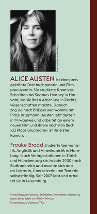 Zusatzmaterial KL 978 3 10 397656 4 hinten von 33 Place Brugmann: Roman von Alice Austen