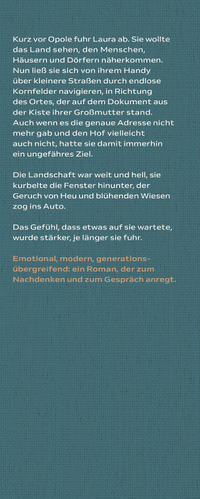 Zusatzmaterial KL 978 3 7587 0030 9 vorne von Die Verlorene von Miriam Georg