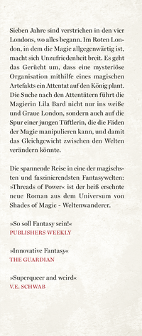 Zusatzmaterial KL 978 3 596 70739 3 vorne von Threads of Power: Die feinen Fäden der Magie von V. E. Schwab