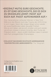 Zusatzmaterial 9783596712762 U4 von Das Vermächtnis: Inspiriert von dem Roman Howards End von E. M. Forster von Matthew López