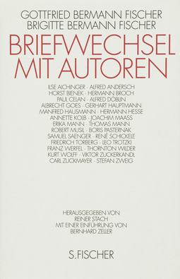 Buchcover von Briefwechsel mit Autoren von Gottfried Bermann Fischer, Brigitte B. Fischer