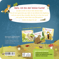 Zusatzmaterial 9783737373173 U4 von Do You Know Me? I am the Little Fox: Ein Sachbilderbuch für neugierige Kinder ab 2 Jahren von Andrea Weller-Essers, Sandra Kissling